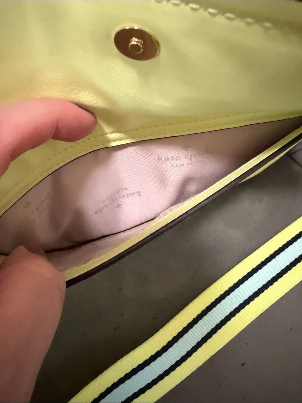 NWOT kate spade New York 🍋Yellow Crossbody Belt Bag